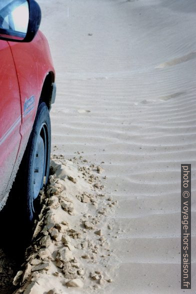 Test de freinage dans le sable. Photo © André M. Winter