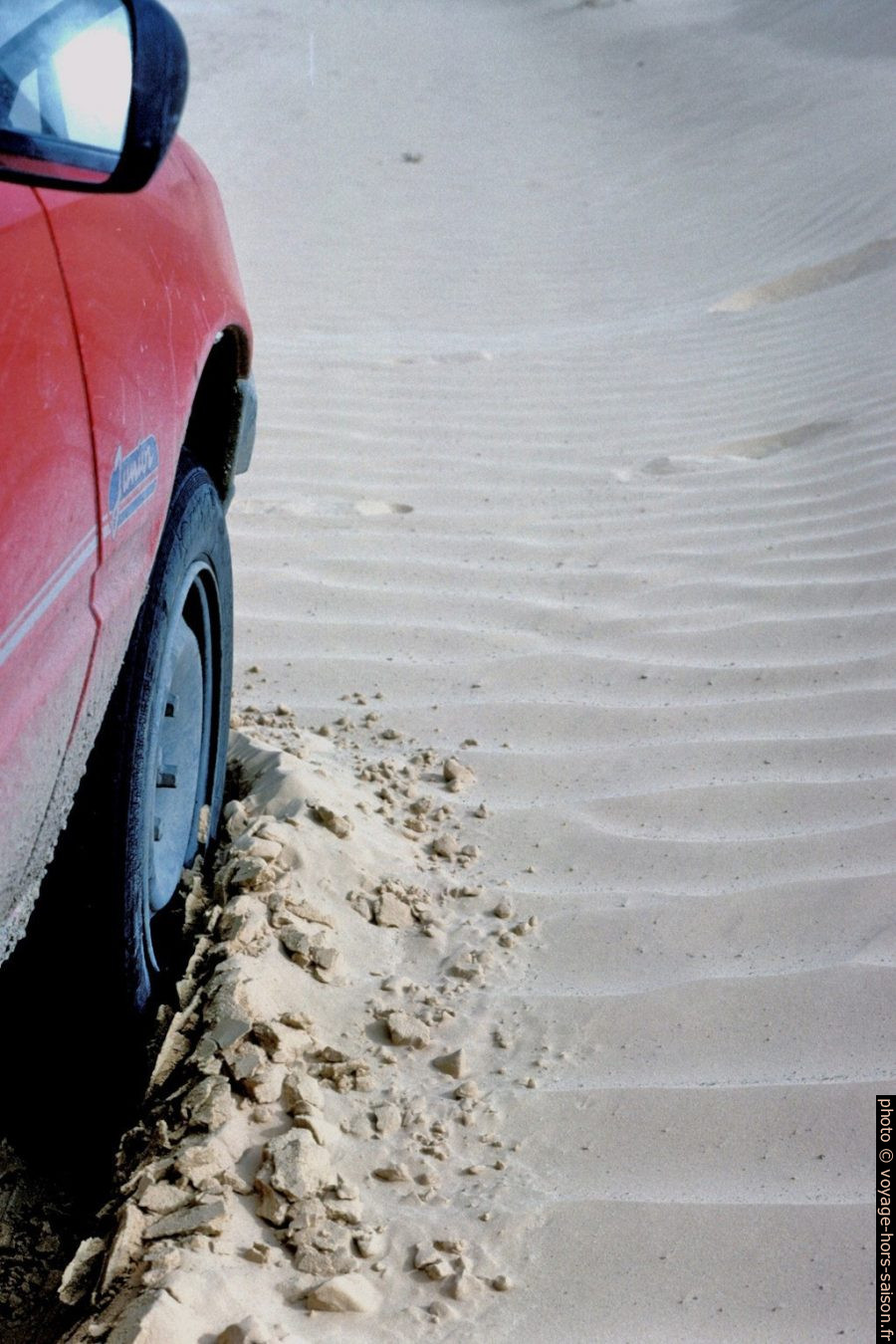 Test de freinage dans le sable. Photo © André M. Winter