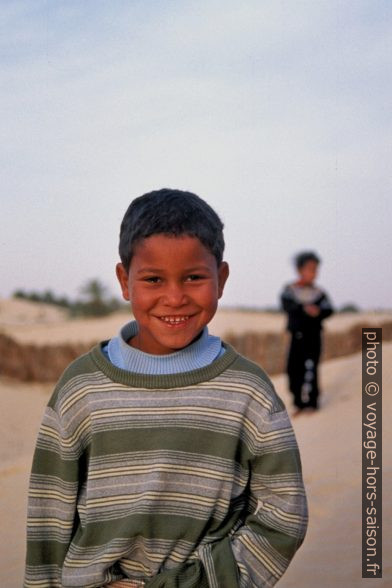 Un enfant à Es-Sabria. Photo © Leonhard Schwarz