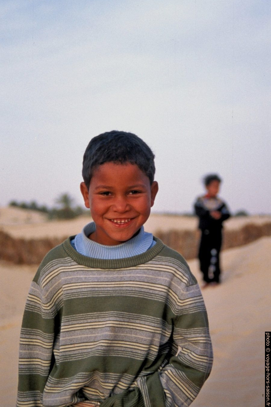 Un enfant à Es-Sabria. Photo © Leonhard Schwarz