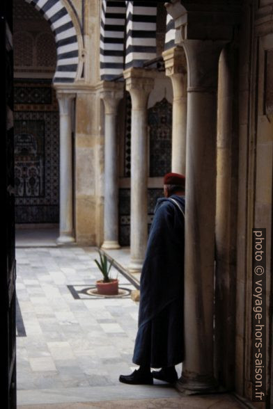 Cour de la zaouïa de Sidi Abid El Ghariani. Photo © André M. Winter