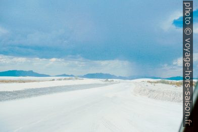 Cul-de-sac dans le White Sands National Monument. Photo © André M. Winter