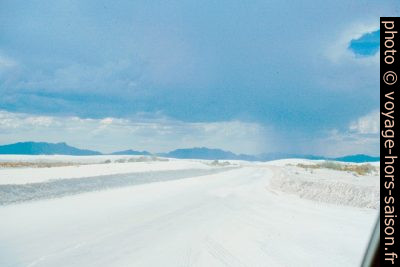 Cul-de-sac dans le White Sands National Monument. Photo © André M. Winter
