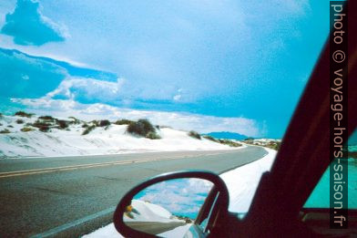 Dunes Drive dans le White Sands NM. Photo © André M. Winter