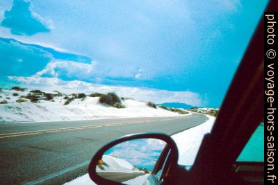 Dunes Drive dans le White Sands NM. Photo © André M. Winter