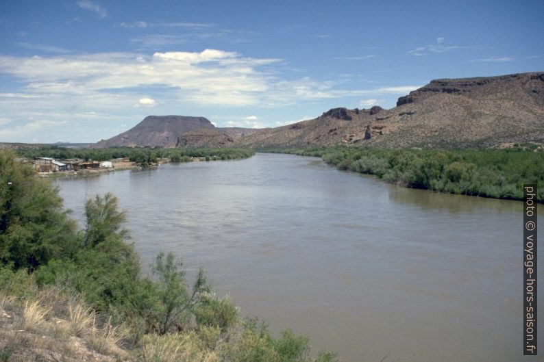 Le Rio Grande près de Hatch. Photo © André M. Winter