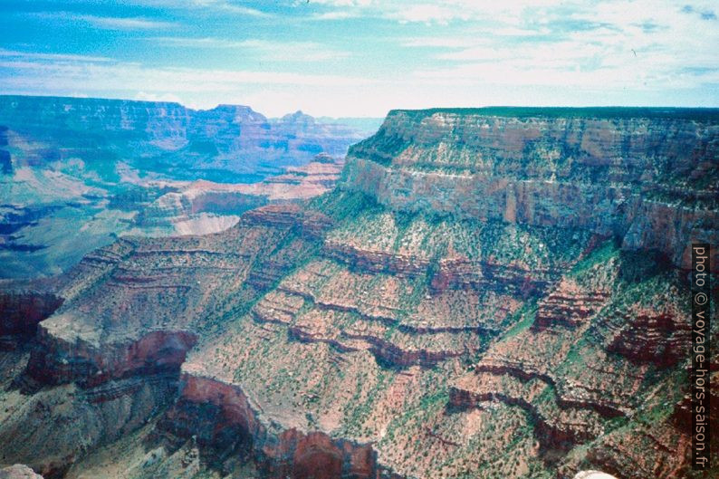 Vue du Prima Point vers l'amont du Grand Canyon. Photo © André M. Winter