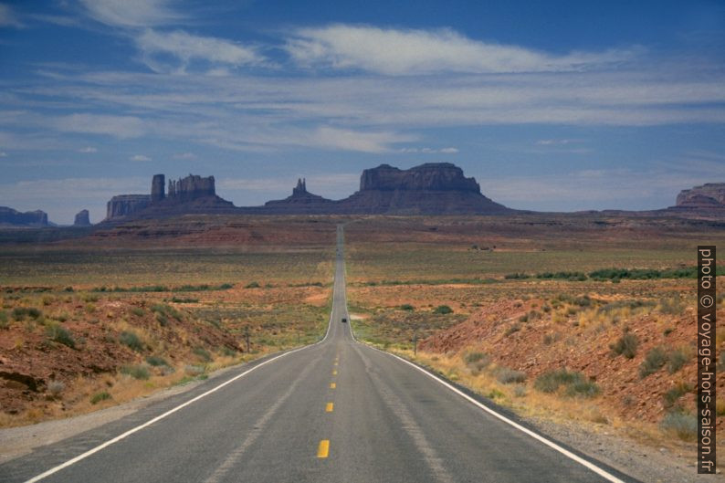 La vue classique du Monument Valley. Photo © André M. Winter