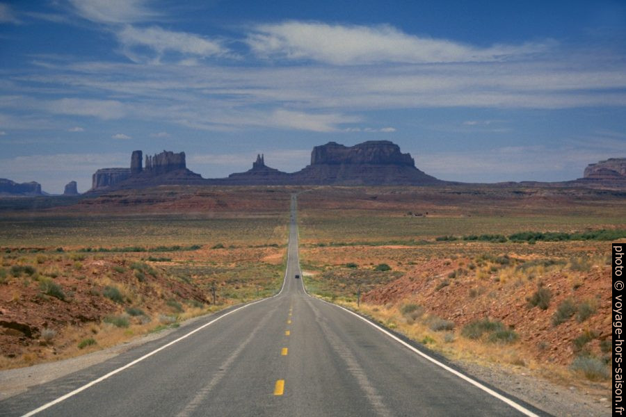 La vue classique du Monument Valley. Photo © André M. Winter