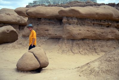 André dans le Goblin Valley. Photo © André M. Winter