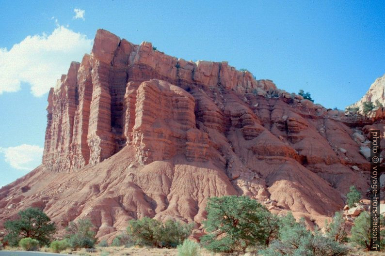 Egyptian Temple dans le Capitol Reef National Park. Photo © André M. Winter