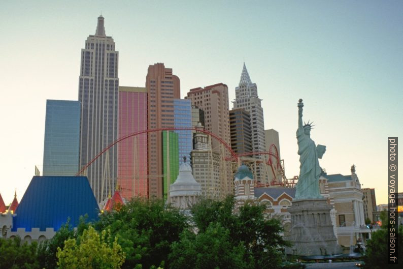 Le New York New York à Las Vegas. Photo © André M. Winter