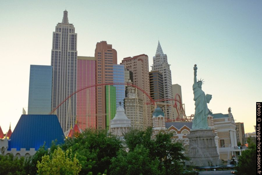 Le New York New York à Las Vegas. Photo © André M. Winter