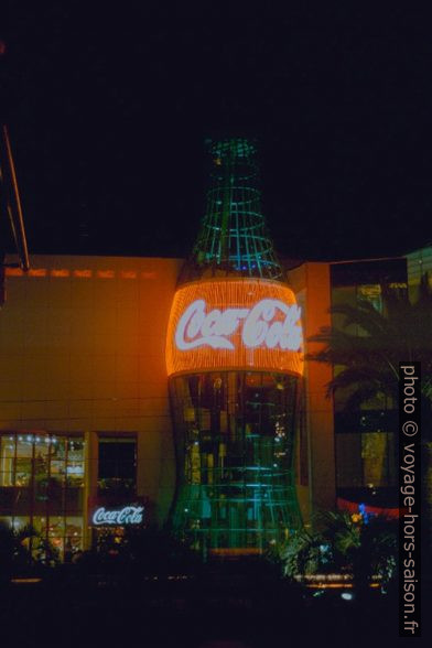 Publicité pour Coca-Cola à Las Vegas. Photo © André M. Winter