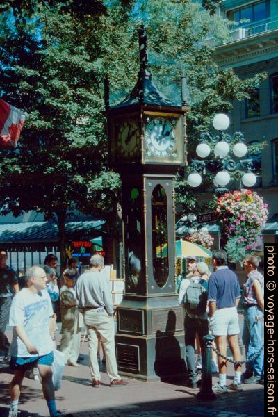 La Steam-Clock de la Gastown de Vancouver. Photo © André M. Winter