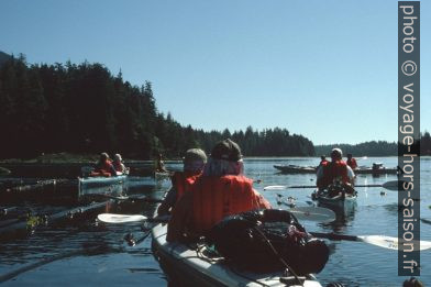 En canoë dans le fucus. Photo © Peter Sykora