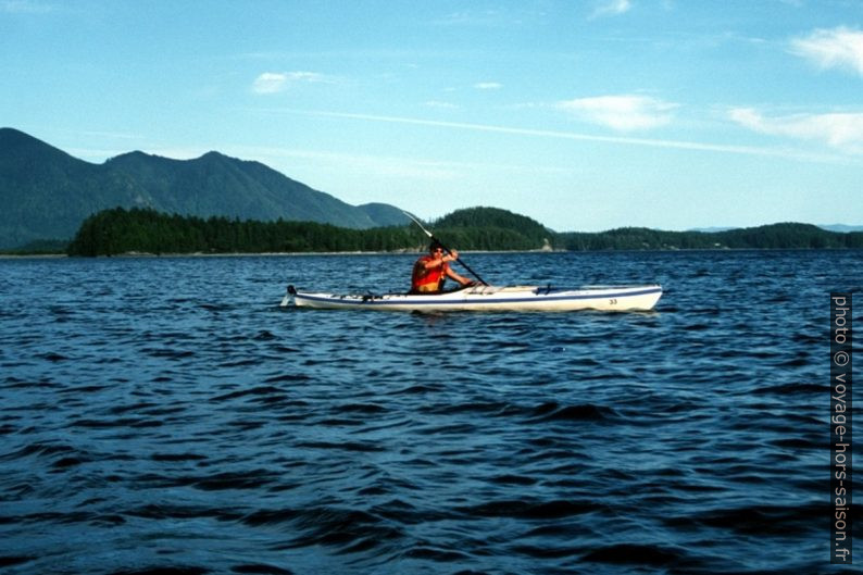 En canoë sur Vancouver Island. Photo © Martin Galanda