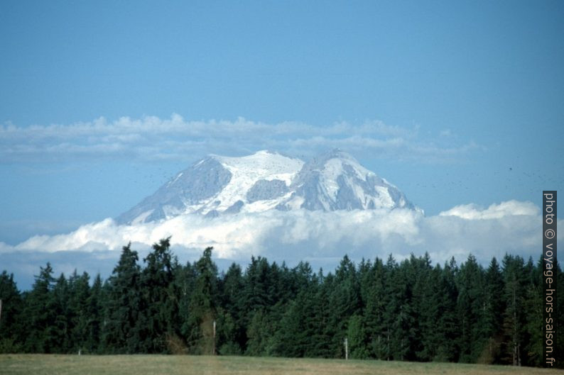 Le Mount Rainier vu du sud-est . Photo © Peter Sykora
