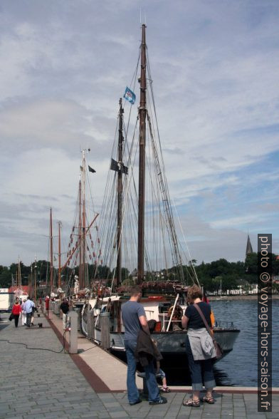 Voiliers à quai à Eckernförde. Photo © André M. Winter