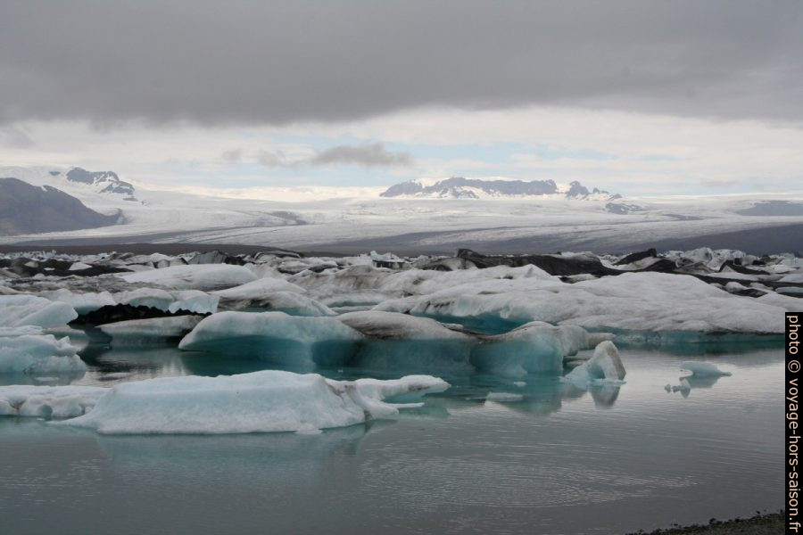 Le glacier Breiðamerkurjökull et le lac Jökulsárlón. Photo © Alex Medwedeff