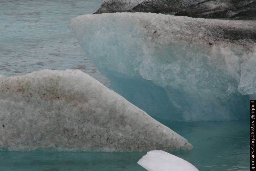 Glace du Jökulsárlón. Photo © Alex Medwedeff