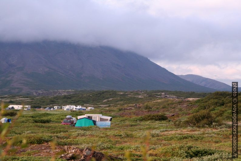 Camping à Þingvellir. Photo © André M. Winter