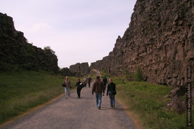 Faille de l'Almannagjá. Photo © André M. Winter