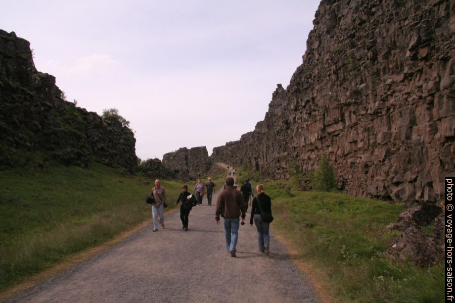 Faille de l'Almannagjá. Photo © André M. Winter