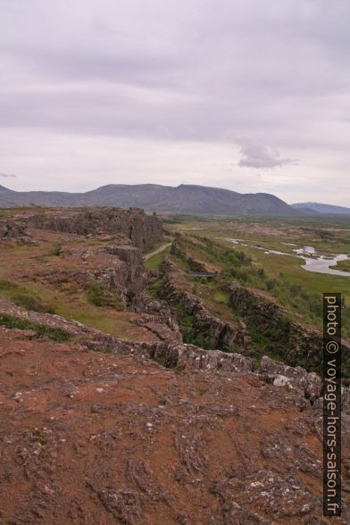 L'Almannagjá vu de Hakið. Photo © André M. Winter