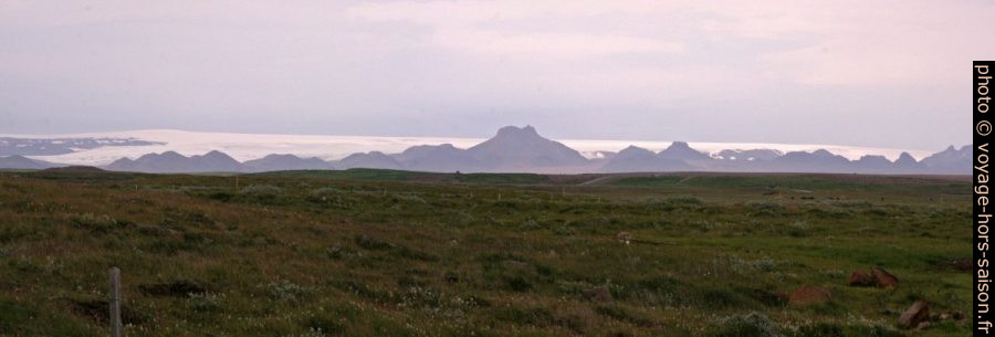 Panorama du Langjökull. Photo © André M. Winter