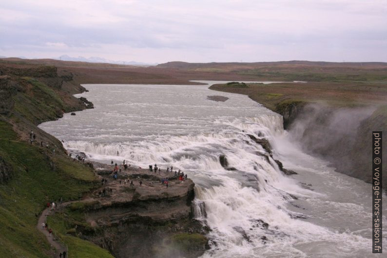 Cascade haute du Gullfoss. Photo © André M. Winter