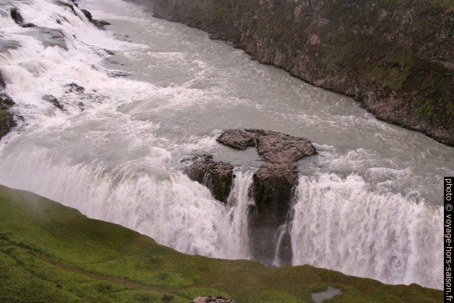 Cascade basse du Gullfoss. Photo © André M. Winter