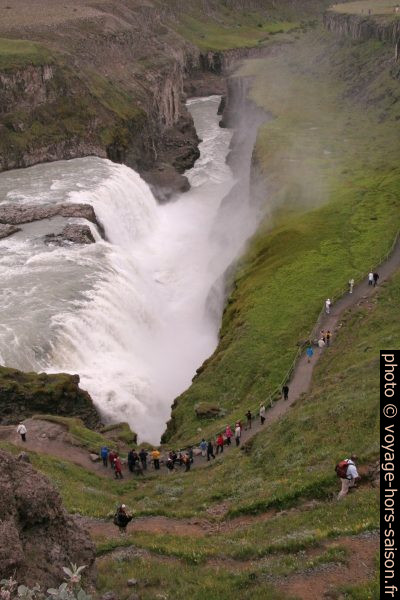 Chutes basses du Gullfoss. Photo © André M. Winter