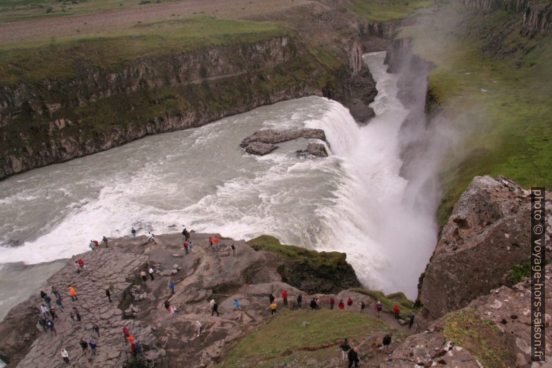 Cascade basse du Gullfoss. Photo © André M. Winter