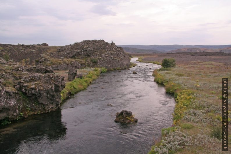 La rivière Rauðá à Stöng. Photo © André M. Winter