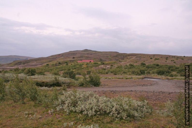 Ferme viking Stöng au nord de la rivière Rauða. Photo © André M. Winter
