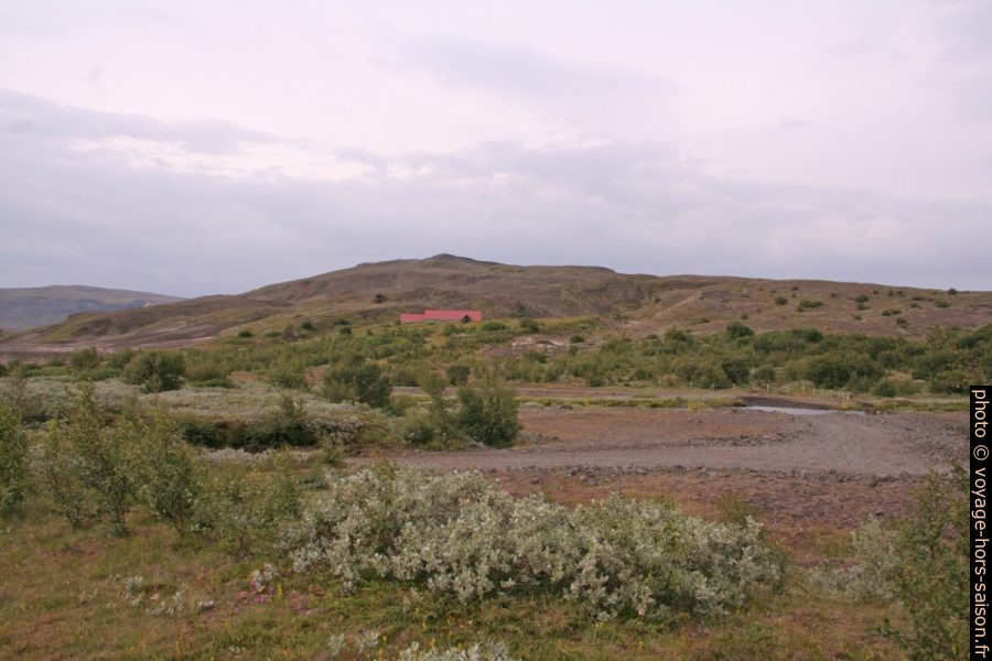 Ferme viking Stöng au nord de la rivière Rauða. Photo © André M. Winter