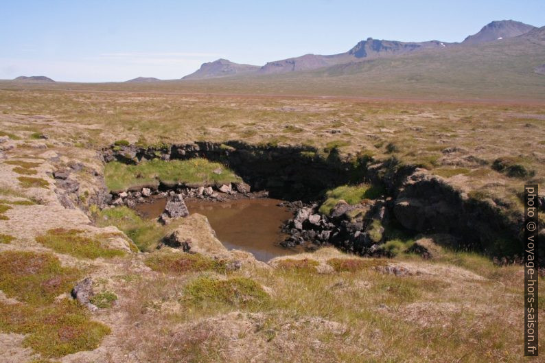 Trou d'eau à Beruvík. Photo © André M. Winter