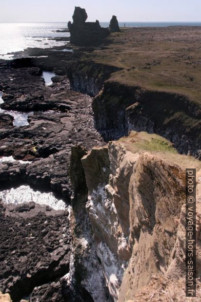 Côte au sud de Snæfellsnes à Þúfubjarg en Islande. Photo © André M. Winter