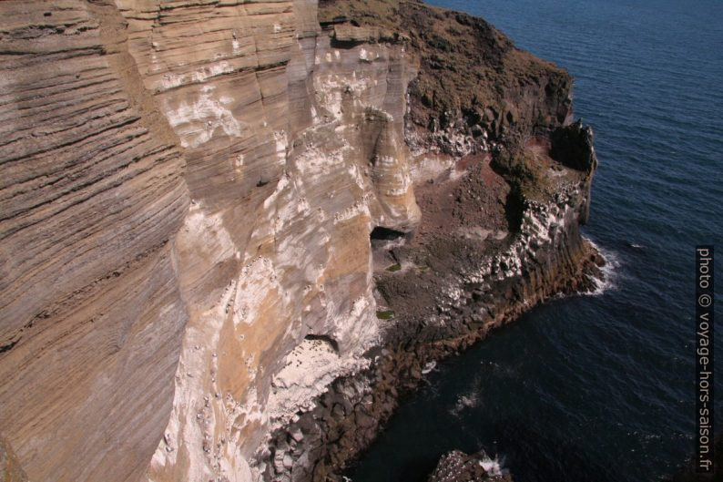 Côte à Þúfubjarg en Islande de l'ouest. Photo © André M. Winter