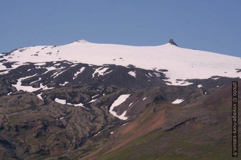 Cheminé sur le Snæfellsjökull en Islande. Photo © André M. Winter