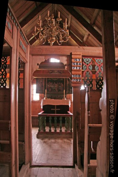 Chancel de l'église de Víðimýri. Photo © André M. Winter