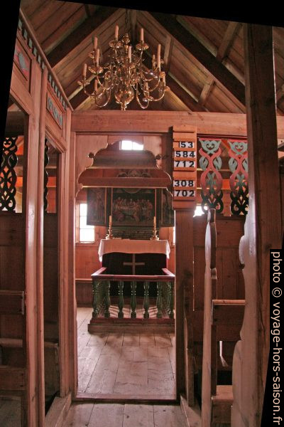 Chancel de l'église de Víðimýri. Photo © André M. Winter