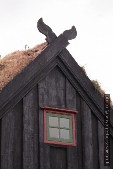 Pignon croisé de Vikings de la Víðimýrarkirkja. Photo © André M. Winter