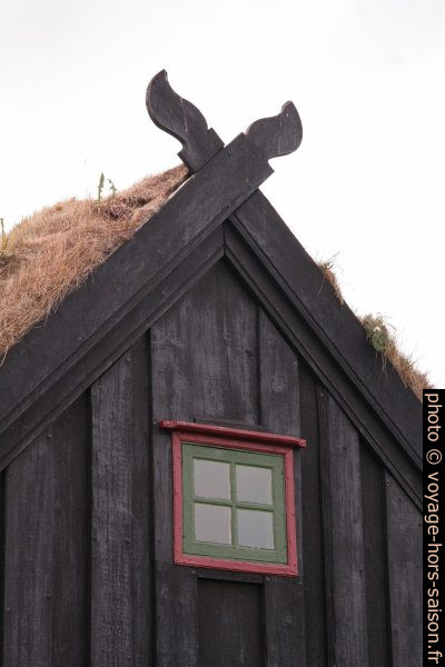 Pignon croisé de Vikings de la Víðimýrarkirkja. Photo © André M. Winter