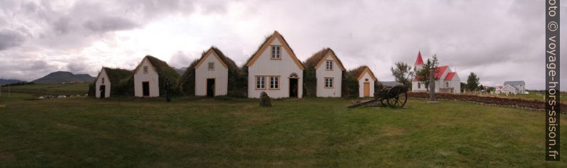 Maisonnettes de la ferme de Glaumbær. Photo © André M. Winter