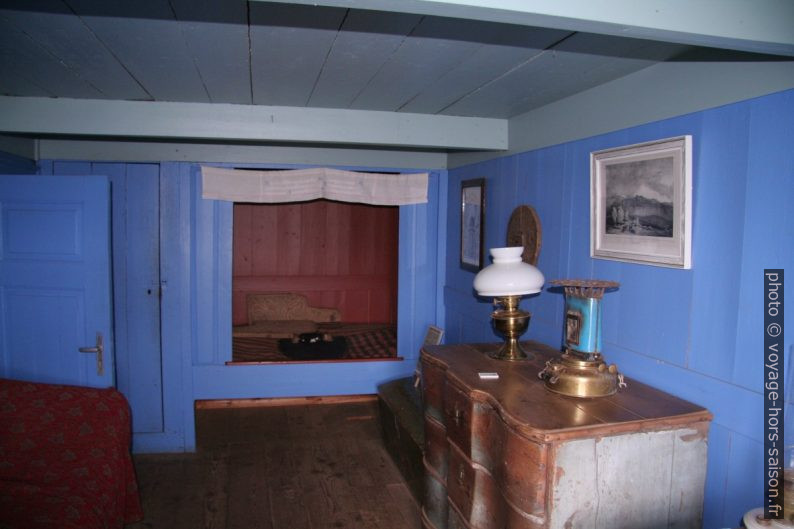 Chambre d'amis de la ferme de Glaumbær. Photo © André M. Winter