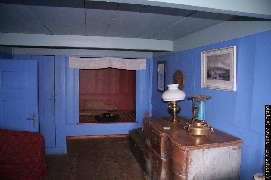 Chambre d'amis de la ferme de Glaumbær. Photo © André M. Winter