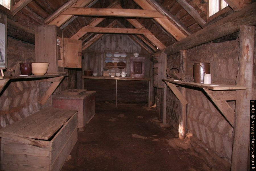 Principal garde-manger de la ferme de Glaumbær. Photo © André M. Winter