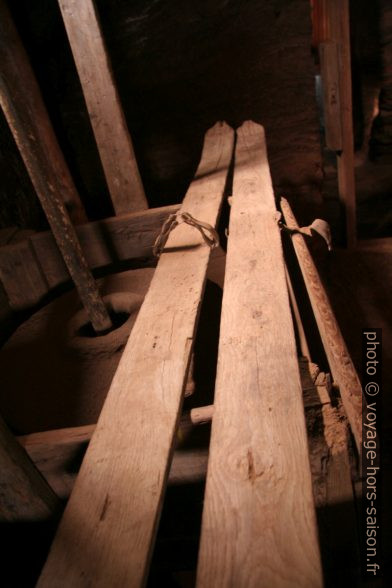 Anciens skis à Glaumbær. Photo © André M. Winter